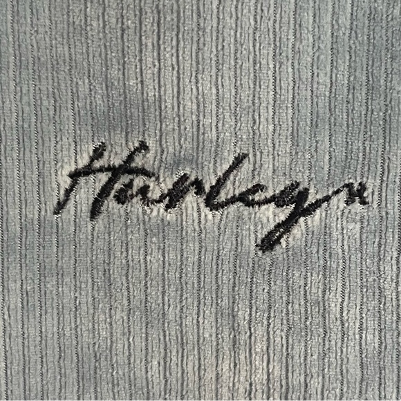 Hurley Womens Pullover Sweatshirt Loungewear PJ Top Ribbed Velour Size Medium - Picture 3 of 13